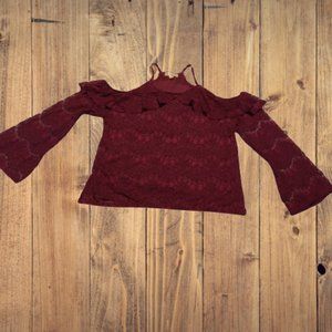 Ultra Flirt Cold Shoulder Blouse